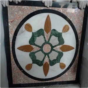 Marble Mosaic and Medallion for Floor Paving Decoration,For Square Interior Floor Decoration,Waterjet Medallions.