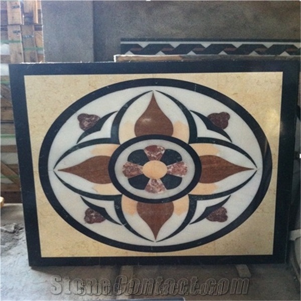 Marble Mosaic and Medallion for Floor Paving Decoration,For Square Interior Floor Decoration,Waterjet Medallions.