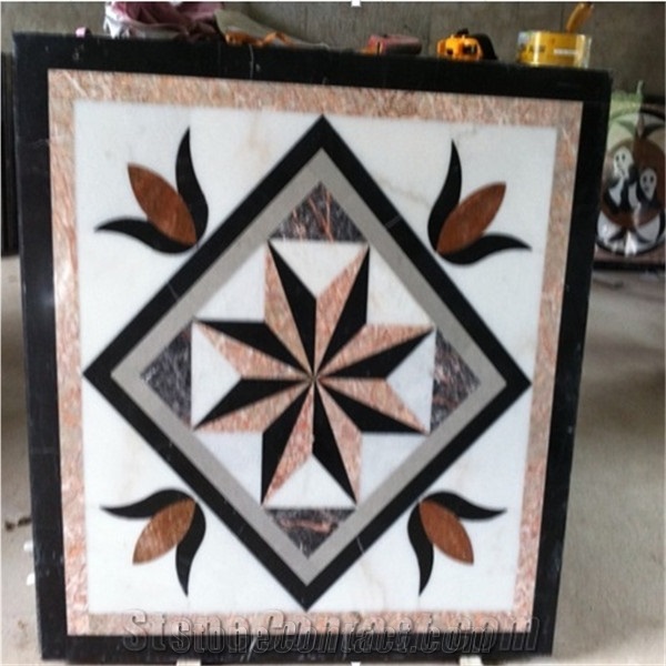 Marble Mosaic and Medallion for Floor Paving Decoration,For Square Interior Floor Decoration,Waterjet Medallions.