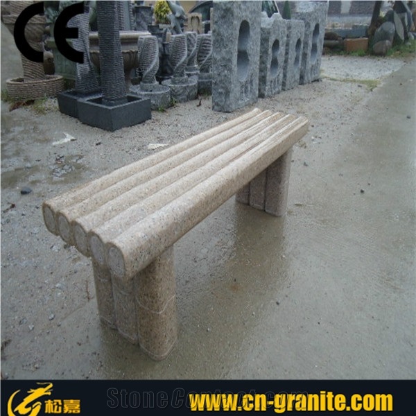 Natural Granite Stone Garden Benches, Cheap Stone Benches for Outdoor, Outdoor Chairs, Exterior Benches & Chairs, China Granite Bench