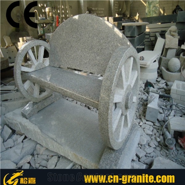 Natural Granite Stone Garden Benches, Cheap Stone Benches for Outdoor, Outdoor Chairs, Exterior Benches & Chairs, China Granite Bench