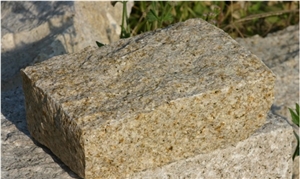 Own Factory G682 Sunset Gold Yellow Granite Cube Stone Flamed for Exterior Pattern,Garden Pavers,Garden Stepping Pavements,Driveway Paving Stone