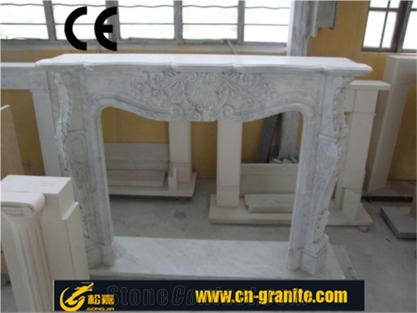 Polished and Honed for China Marble Fireplace Surround