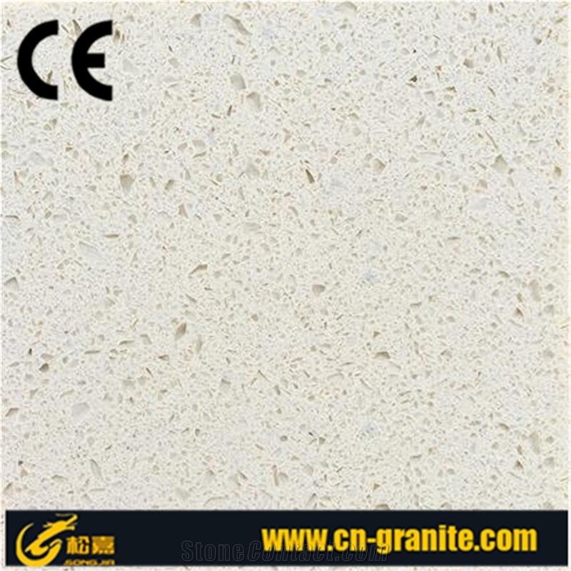 Quartz Stone Slabs & Tiles White Solid Surfaces Engineered Stone