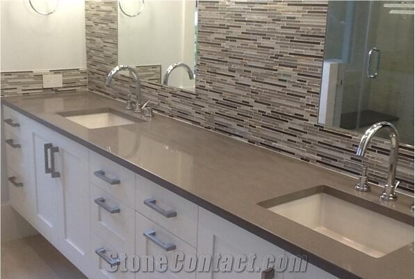 Quartz Stone Vanity Tops/Engineered Quartz Stone Bathroom Countertops/Quartz Vanity Tops/Quartz Stone Bath Tops/Quartz Stone Tops/Cambria Quartz Stone Vanity Top/Caesarstone Bathroom Vanity Tops