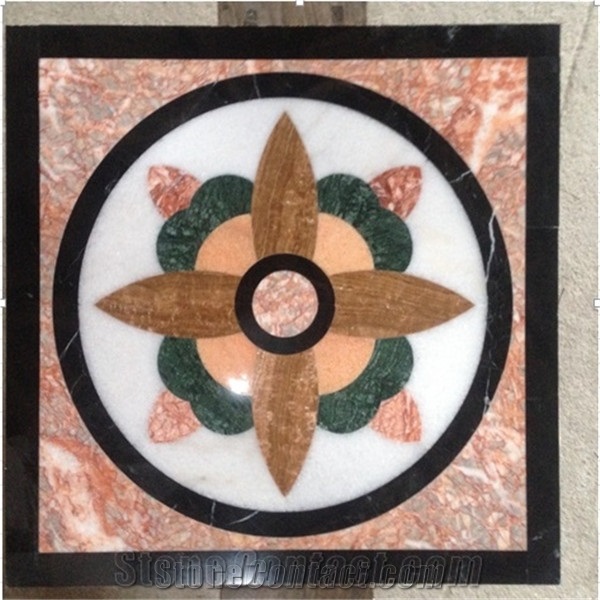 Round Mosaic Medallion Floor Patterns,Waterjet Medallions,Square or Hotel Floor Paving Decoration,Round Mosaic Medallions.