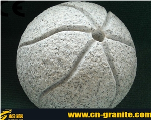 White Granite Garden Ball,Granite Ball for Decoration Outdoor,Packing Stone /Packing Curbs for Landscaping Stone