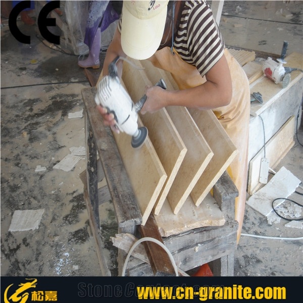 Yellow Marble Stone Basin Top, Beige Stone Vanity Tops, China Beige Stone Countertops, Bathroom Countertops, Custom Vanity Tops, Bathroom Vanity Tops