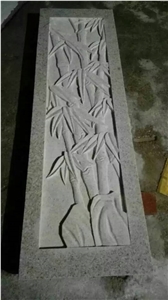 Shandong G350 Similar as G682 Yellow Granite Flamed Rusty Wall Reliefs Etchings High Quality Cheap Prices for Paving and Wall