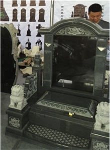 Custom Design Asian Style G654 Tombstone & Monument