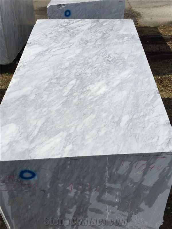 Blocks Of Bianco Carrara Cd Veined