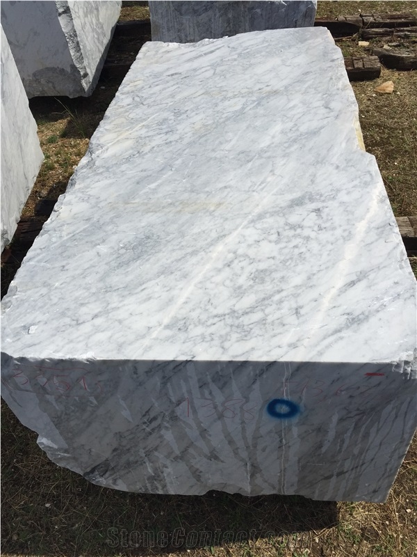 Blocks Of Bianco Carrara Cd Veined