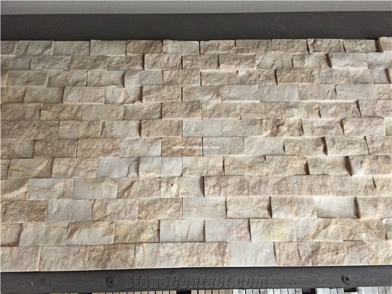 Golden Spider Marble Natural Split Mosaic Tile