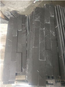Natural Slate Culture Stone Wall Cladding, Grey Slate Stacked Stone Veneer