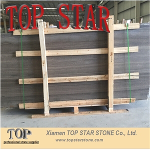 Ancient Wood Vein Brown Marble Slabs & Tiles, China Brown Marble