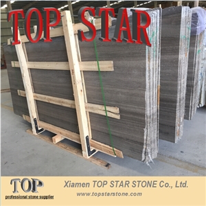 Brushed Coffee Wood Vein Marble, Light Brown Wooden Marble Slabs & Tiles