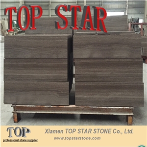 China Popular Coffee Marble Wooden Vein Marble Tile & Slab Flooring Tile