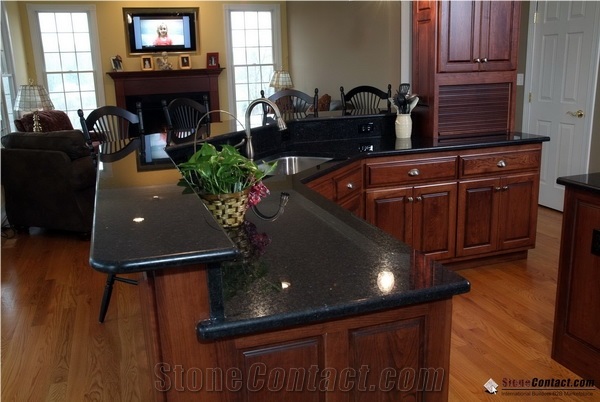 Angola Black Countertops, Angola Labrado Kitchen Bar Top,African Black Pre-Fab Slabs, Lapis Black Bar Top,Labradorita De Angola Custom Countertops,Gramangola Black Granite Worktops,Nero Angola Island