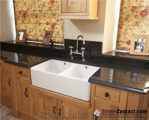 Angola Black Granite Bathroom Countertops,Black Labradorita Custom Vanity Tops,Labradorita De Angola Bathroom Solid Surface,African Black Engineered Stone Bathroom,Preto Angola Worktops