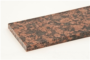 Carmen Red Granite Skirtings, Finland Red Granite Border Decos, Granite Bullnose Moldings, Ogee Finish Moldings