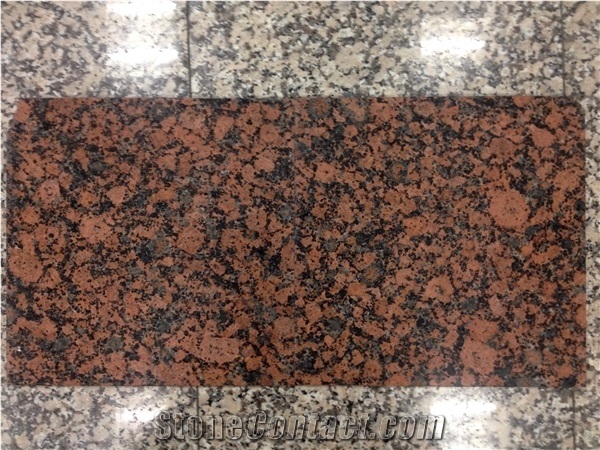 Carmen Red Granite Skirtings, Finland Red Granite Border Decos, Granite Bullnose Moldings, Ogee Finish Moldings