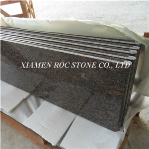 Finland Brown Bench Tops, L Shape Kitchen Island, Special Shape Kitchen Worktops, Custom Countertops, Bar Tops, Pre-Fab Slab, Bbq Counter Surrounds