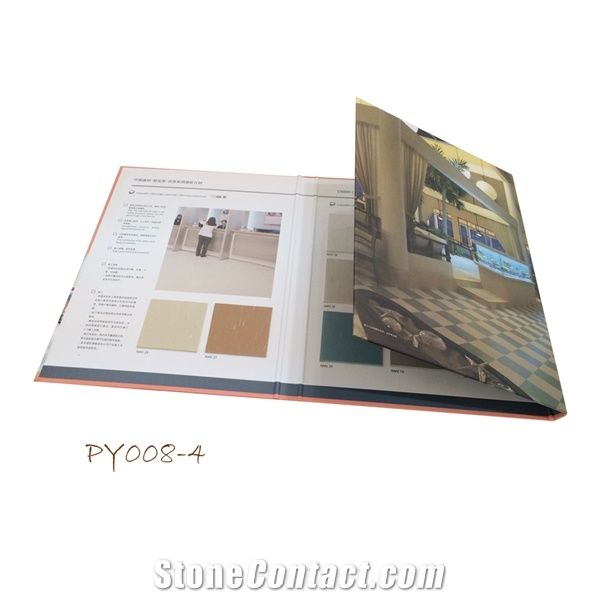 py 008-4 stone/wood/tile/ sample book /brochure/folder