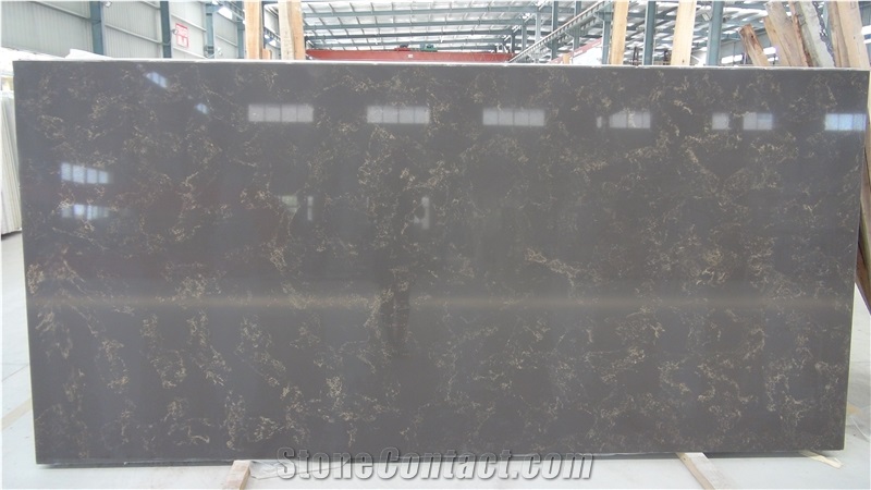 Inspire Quartz Tiles, & Slabs, Grey Polished Engineered Flooring Tiles, Walling Tiles
