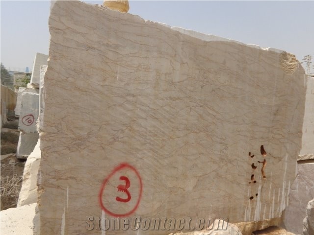 Pakistan Fancy Beige Marble Blocks