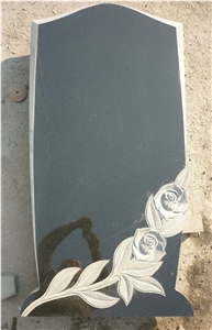 Monument Shanxi Black Granite Tombstone Headstone