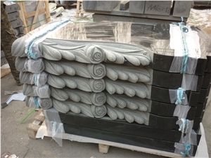 Monument Tombstone Shanxi Black Granite Headstone