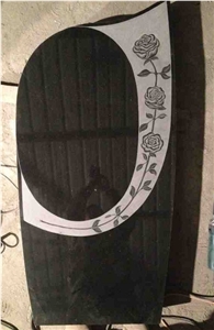 Shanxi Black Granite Tombstone & Monument & Headstone