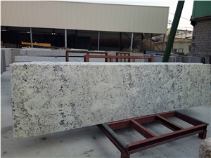 Galaxy White Granite Slabs, White Galaxy Flooring Tiles, India White Granite