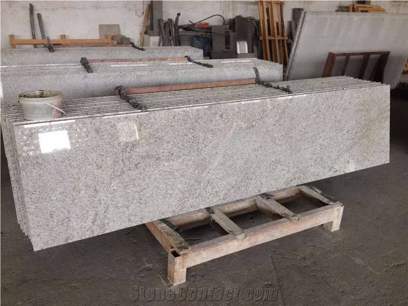 Kashmir White Granite Slabs & Tiles, White Indian Granite