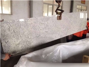 Kashmir White Granite Slabs & Tiles, White Indian Granite