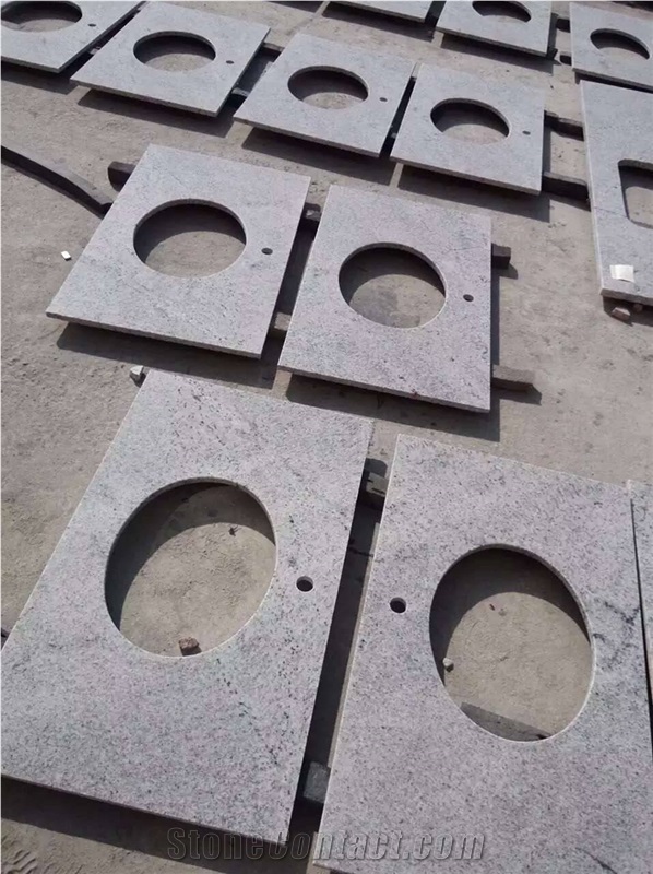Kashmir White Granite Slabs & Tiles, White Indian Granite