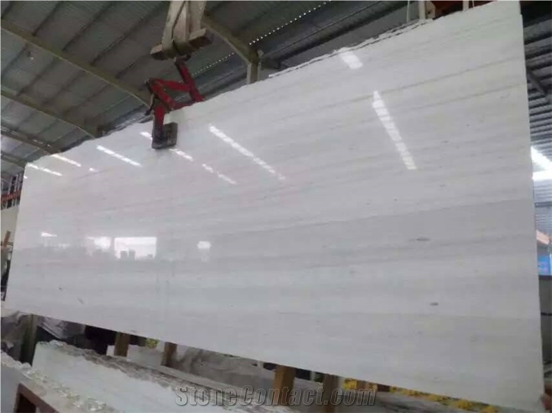 Rainbow Wood Marble Tiles, Crystal Wood Vein, Oriental Stripe, White Marble Floor & Wall Covering Tiles