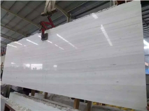 Rainbow Wood Marble Tiles, Crystal Wood Vein, Oriental Stripe, White Marble Floor & Wall Covering Tiles