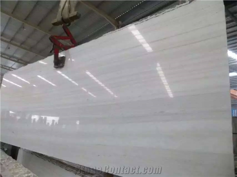 Rainbow Wood Marble Tiles, Crystal Wood Vein, Oriental Stripe, White Marble Floor & Wall Covering Tiles