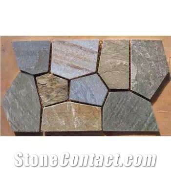 Rusty Slate Wall Clading Flooring Tiles Net Pasting Flagstone