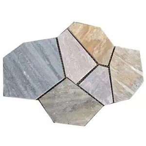 Rusty Slate Wall Clading Flooring Tiles Net Pasting Flagstone