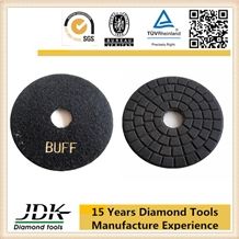 80mm Black Buff Diamond Flexible Polishing Pad For Stone 80mm Black Buff Diamond Flexible Polishing Pad For Stone