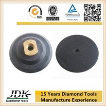 80mm Black Buff Diamond Flexible Polishing Pad For Stone