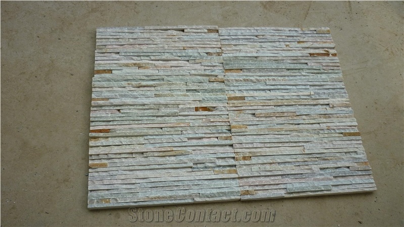 Brown Slate Cultured Stone Veneer,Cultured Stone Wall Cladding, Ledger Stacked Stone Veneer,Thin Ledgestone Veneer