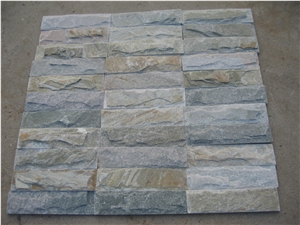 Brown Slate Cultured Stone Veneer,Cultured Stone Wall Cladding, Ledger Stacked Stone Veneer,Thin Ledgestone Veneer
