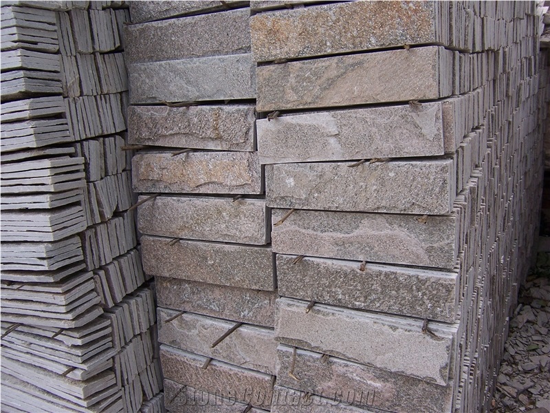Pink Cultured Stone Veneer,Cultured Stone Wall Cladding, Ledger Stacked Stone