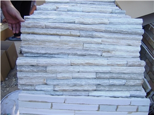 White Slate Cultured Stone Veneer,Cultured Stone Wall Cladding, Ledger Stacked Stone Veneer,Thin Ledgestone Veneer