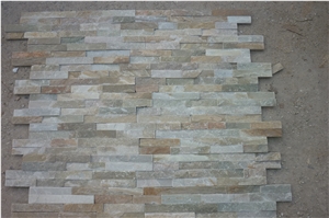 White Slate Cultured Stone Veneer,Cultured Stone Wall Cladding, Ledger Stacked Stone Veneer,Thin Ledgestone Veneer