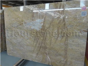 Barcelona Stately Golden Marble Tiles & Slabs, 2016 New Product Barcelona Gold Marble Slab