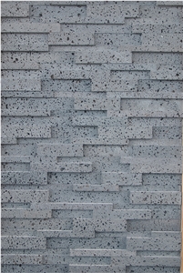 China Grey Basalt Ledge Stone Cultured Stone for Wall Cladding